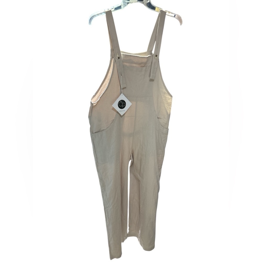 Beige Women's Jumpsuit - Picture 2 of 3